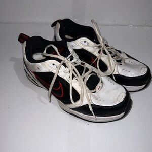 Men's Black and White Athletic Shoes